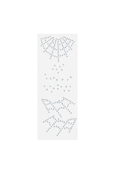 MYONNA IT & E- COMMERCE Spider Web Face Sticker with Rhinestones