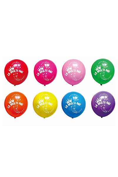 Mirific Party Set de 20 baloane de petrecere multicolore, 30 cm, „La mulți an...