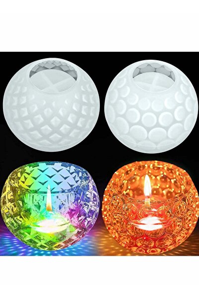 Generic DIY Resin Candle Holder Molds for Votive Bowls, Perfect for Wedding C...