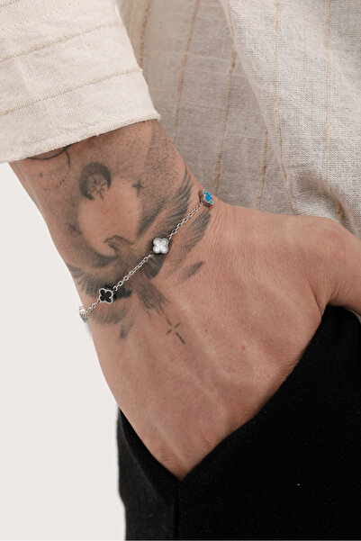 Fjellor Unisex Çok Renkli Minik Boy Figürlü Tasarım Çelik Bileklik