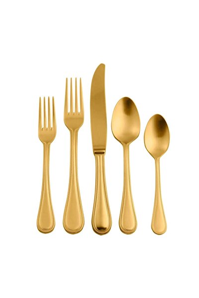 Mepra Perla 24-piece Cutlery Set, Stainless Steel - Gold