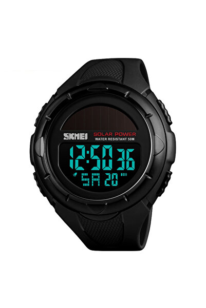 Skmei Men's Wristwatch Solar Charging Digital Sport Chronograph Waterproof and Shock Resistant
