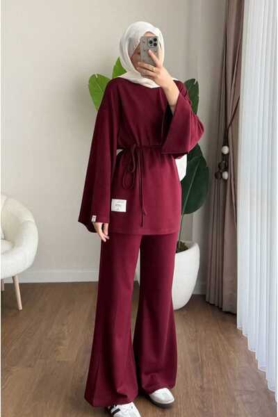 by nursel çiçek Women's Trend Spanish Paca Two-Piece Set