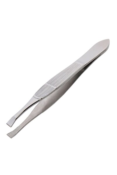 MYONNA IT & E- COMMERCE Pensetă pentru sprâncene, oțel inoxidabil, vârf drept, 8,8 cm,