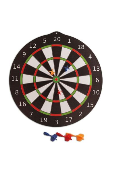 HerŞey Marketing Manyetik Dart Tahtası Dart 14.5 Inç 37 Cm Lik Büyük Boy 6 Ok...