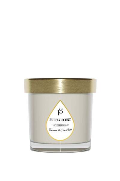 Generic Luxury Soy Wax Scented Candles | Coconut n Sea Salt 1 Wick Jar Candle...