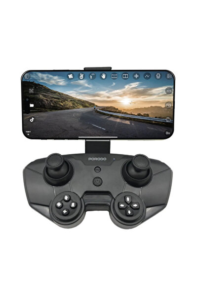 porodo R/C Folding Drone With Brushless Motor And Infrared Obstacle Avoidance - Black