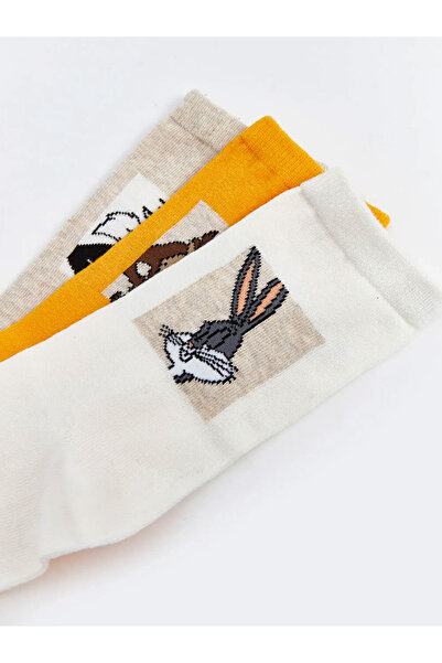 Filmaldım Bugs Bunny Printed Women's Socks 3-Pack Size 36-38 Looney Tunes