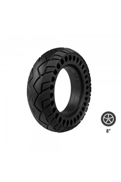 Wattiz Anvelopă solidă pentru trotinetă electrică 8×2.5 - Anti-pană | Diametru interior 110 mm