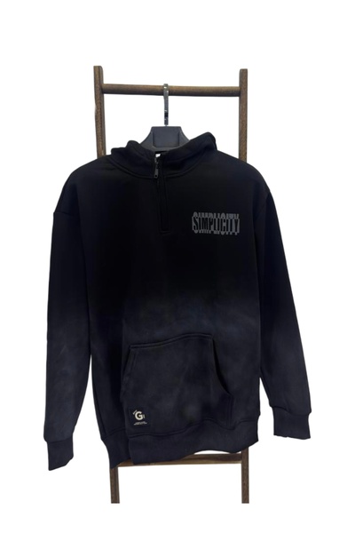 ALANAQA هودي اوفر سايز مبطن سحّاب جديد كليا من عمر 5 - 16.