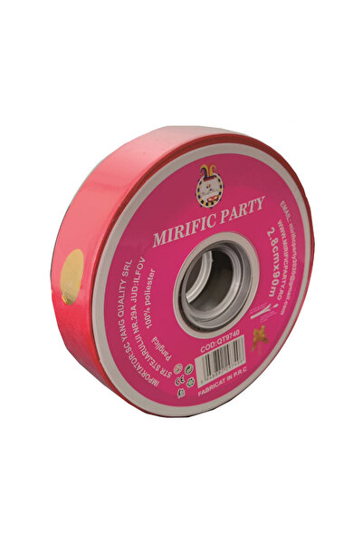 Mirific Party Panglică roșie pentru cadou, 90 m x 2,8 cm