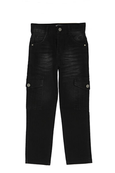 MODANINO Boy's Cargo Pocket Pack Flexible Waist Stretch Fabric Jeans 13-17 Years Old 12364