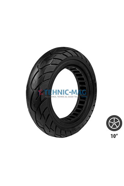 Wattiz Anvelopă solidă pentru trotinetă electrică 10×2.50 - Anti-pană | Lățime 37 mm