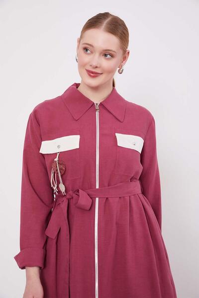 Levidor Dusty Rose Cupra Cap with Pocket Accessory Detail