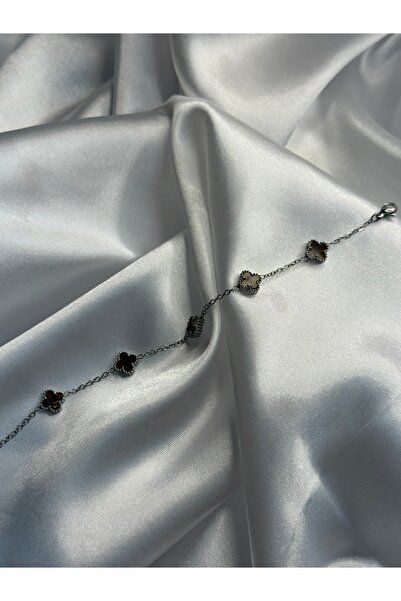 BUSİELLE JEWELRY سوار من الفولاذ المقاوم للصدأ باللون البني من يونكا