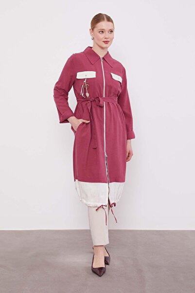 Levidor Dusty Rose Cupra Cap with Pocket Accessory Detail