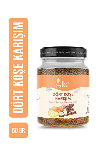 Bab-ı Şifa DÖRT KÖŞE KARIŞIM 50 GR KIŞ KORUYUCU ZENCEFİL ZERDEÇAL TARÇIN HAVL...