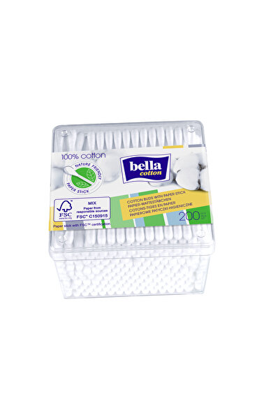 Bella Cotton hygienic sticks square box 200 pcs