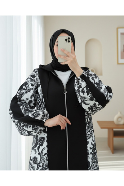 Şule Giyim Fermuarlı Kapşonlu İkili Takım