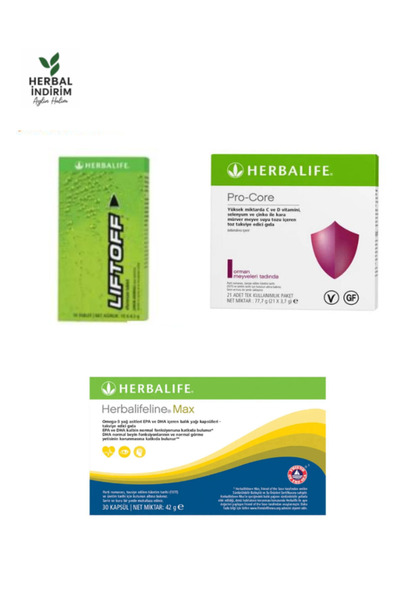 Herbalife Herbali̇fe Kışa Hazırlık Seti 3'lu Set Liftoff+procore+herbalifelin...