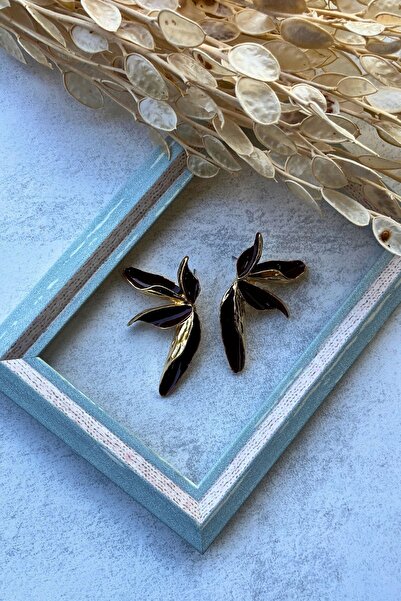 Meva Takı ve Aksesuar Elegant Curved Earrings I Mev'Art Collection