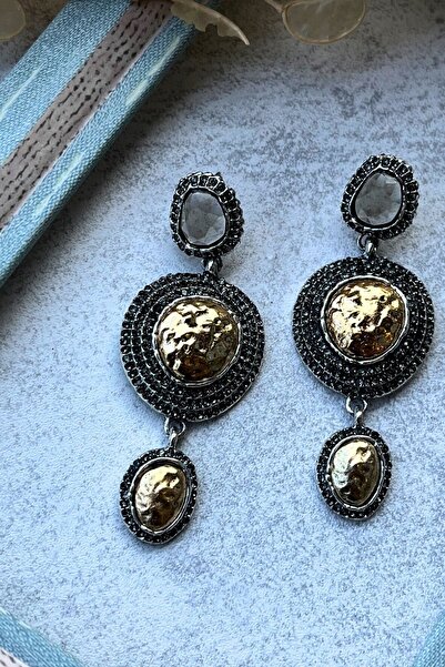 Meva Takı ve Aksesuar Ancient Nobility Earrings I Mev'Art Collection