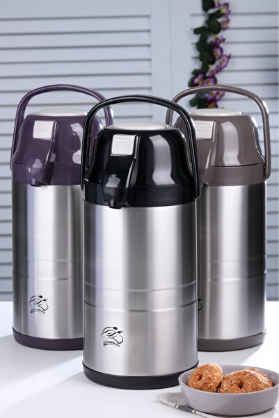 Go İthalat Ckr-2008 3.5Lt Pumped Steel Thermos (5250)