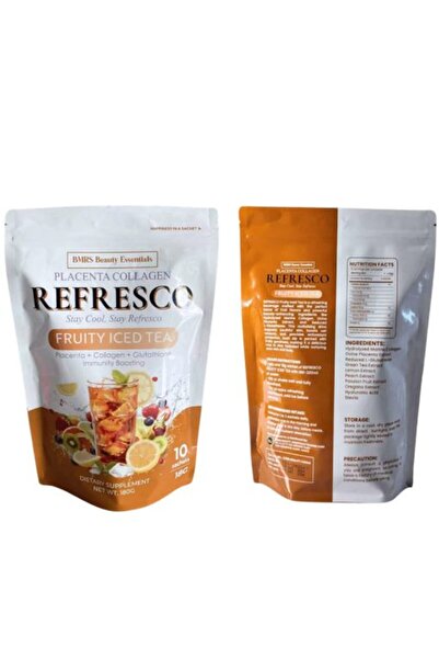 BMRS Beauty Essentials Placenta Collagen Refresco Fruity Iced Tea Drinks
