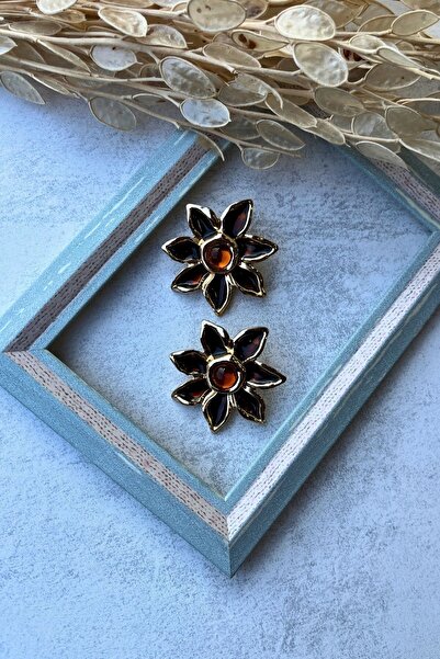 Meva Takı ve Aksesuar Flower Earrings I Mev'Art Collection