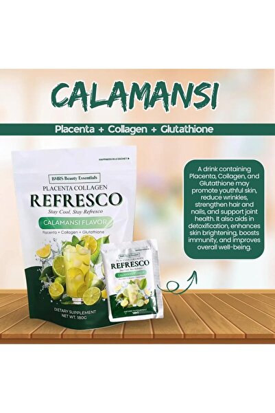 BMRS Beauty Essentials Placenta Collagen Refresco Calamansi Flavor Drink