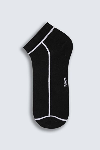 NEW WORLD POLO Black Striped Men's Modal Socks