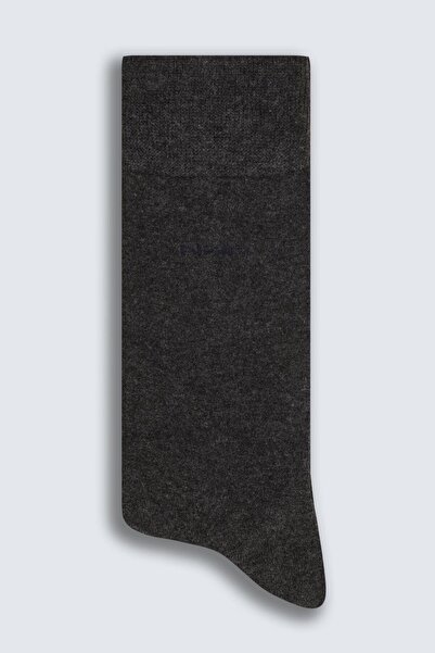 NEW WORLD POLO Anthracite modal men's socks
