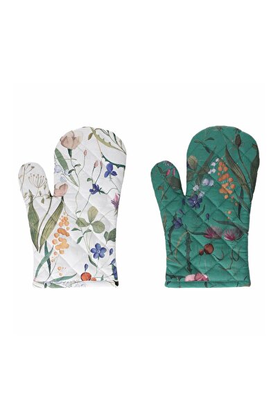 Andrea Fontebasso Set de 2 mănuși de bucătărie Flora 17x27 cm