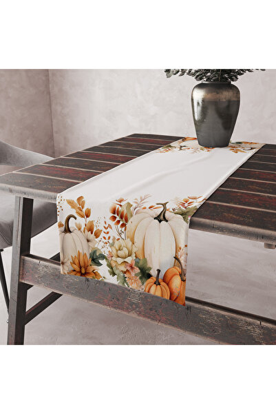 Alkan Homes Special Design Modern Stain-Resistant Fabric Decorative Tableclot...