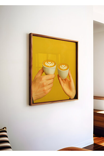 ARTHOUSECOLLECTIVE O ceașcă de conectare - Cafea espresso - Poster pătrat - P...