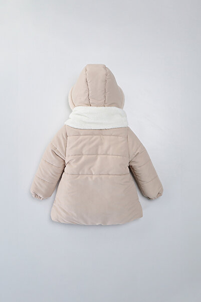 Midimod Water and Wind Proof Hooded Inflatable Plush Winter Girl's Coat 2-6 Years 50328