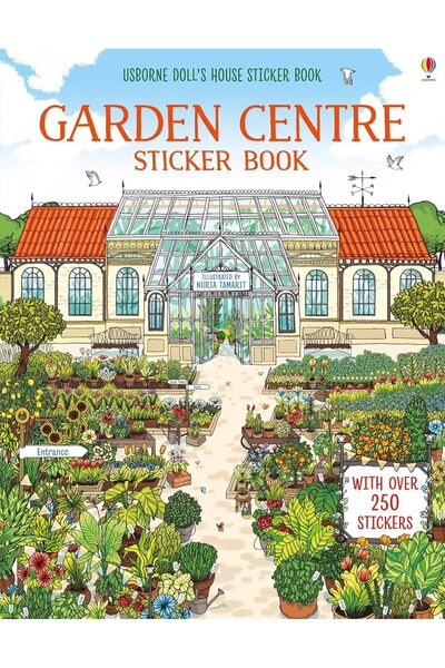 Usborne Carte cu stickere pentru grădinărit (Carte cu stickere pentru casă de...