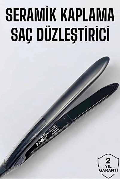 shopwave مكواة فرد الشعر، شاشة LED، طلاء سيراميك احترافي قابل للتعديل بالحرارة