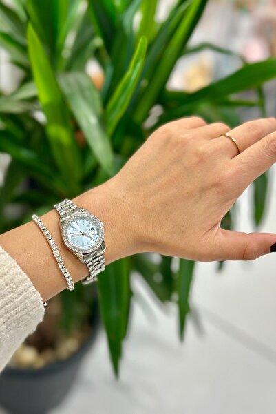 DEEPORA LÜX KADIN TAŞ DETAYLI KOL SAATİ