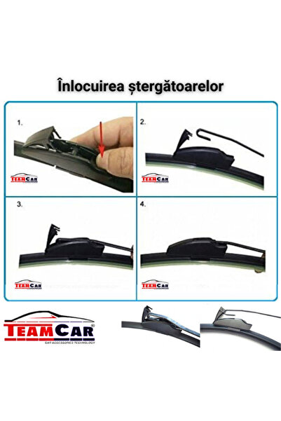 TEAMCAR ® Wipers compatible with Opel Corsa C (2000–2006) – Complete Set