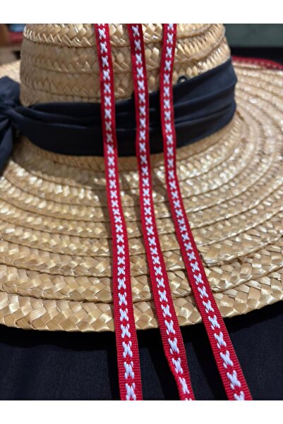 ULUPAMİR شريط منسوج ضيق باللونين الأحمر والأبيض