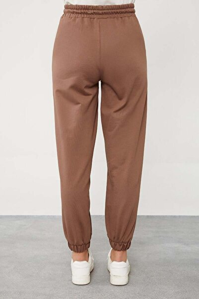 Levidor Toprak Beli Elastic Jogger Pants