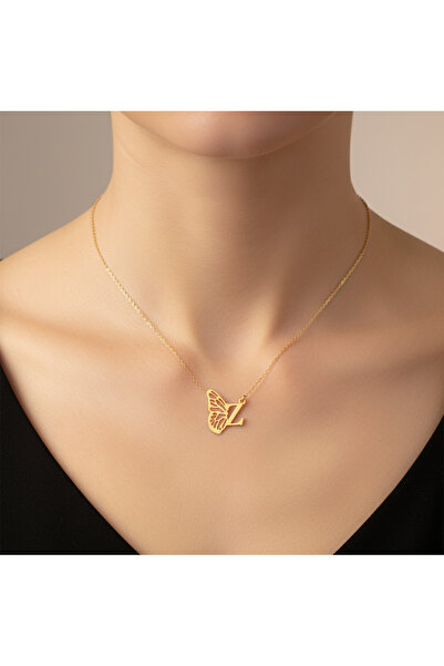 TabiTela 8 ayar altın kolye ucu "Z"harfi GM365 1 gr