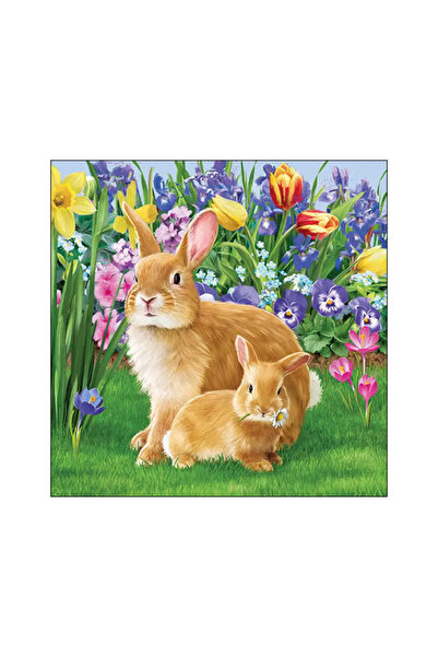 Ambiente Table Napkins 33x33 cm Mother Bunny FSC Mix