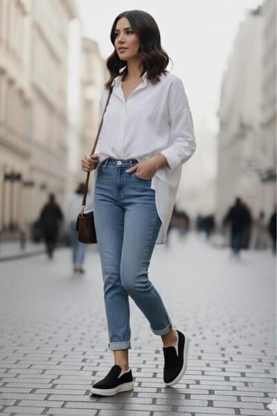 Majensia Half-High Suede Shoes