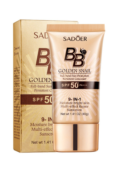 SADOER Golden Snail BB Cream SPF 50+ with golden snail extract – shade