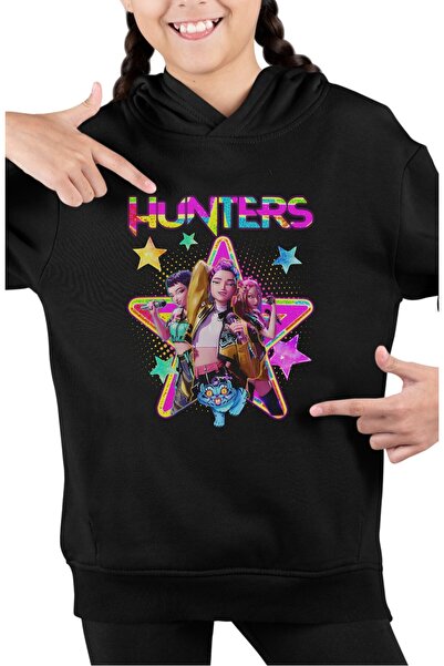 Fuddy Moda Hunters Written Children cu glugă Swea tricou , Hanorac unisex Kpo...