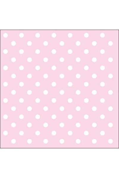 Ambiente Table napkins 33x33 cm Pastel Dots Rose (pink)