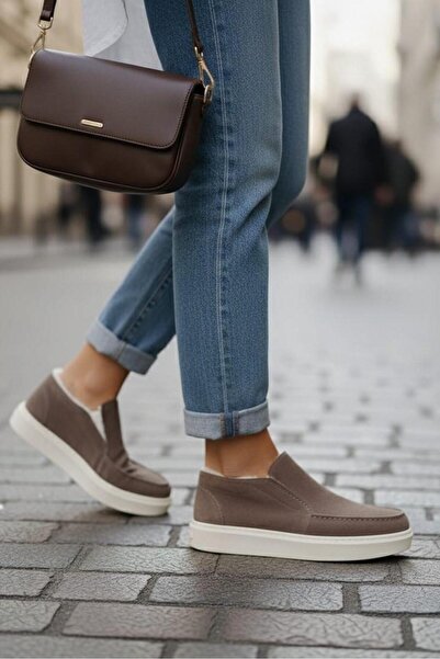 Majensia Half-High Suede Shoes