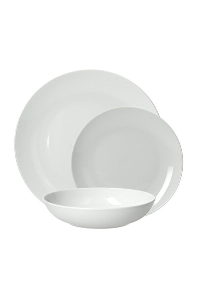 Tognana Metropolis 18-piece Porcelain Dinner Set - White